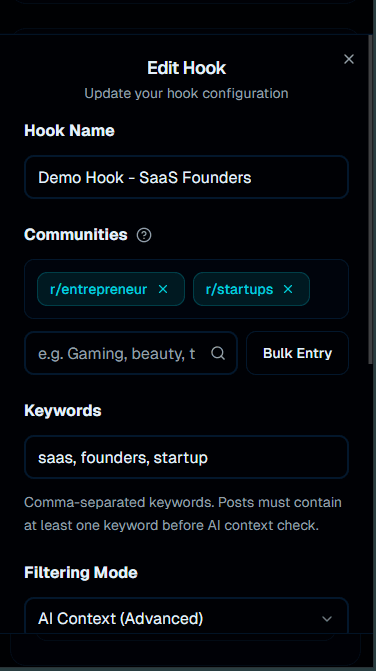 Step 1: Set Up Your Hook