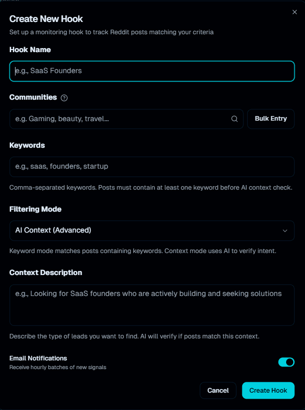 Step 1: Set Up Your Hook